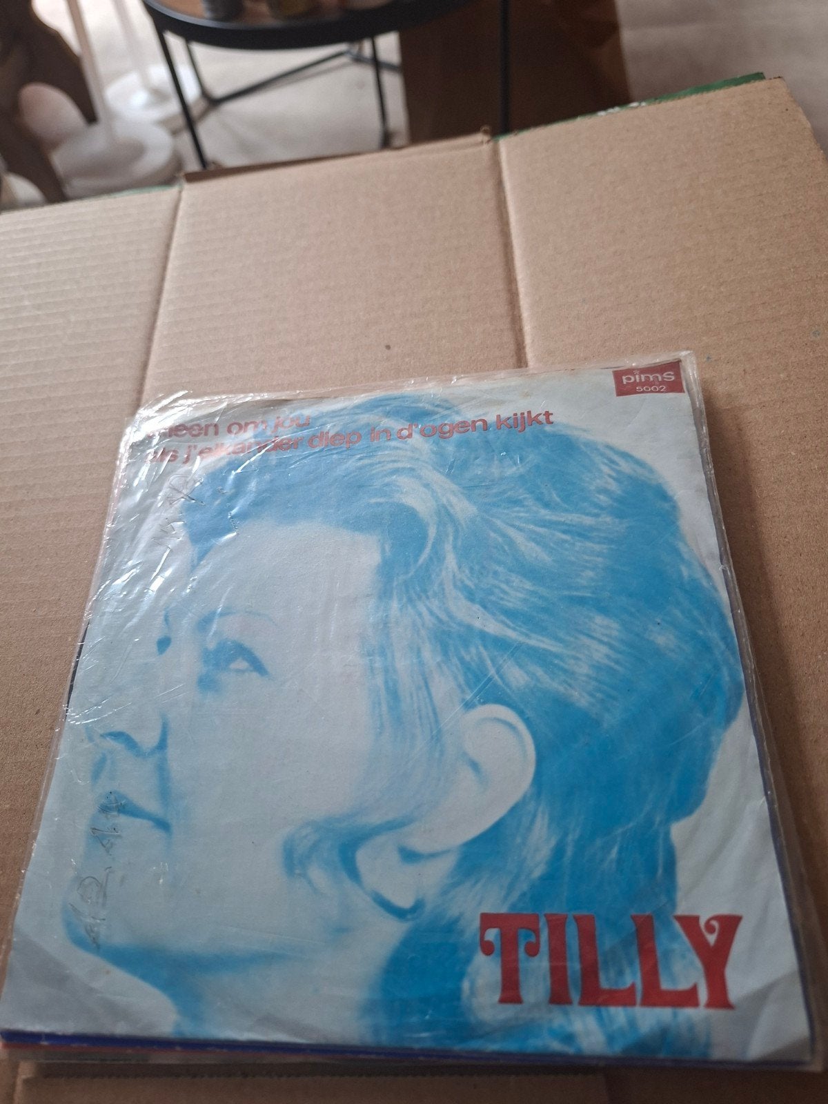 tilly  als j. elkander diep in de ogen kijkt, Cd's en Dvd's, Vinyl | Nederlandstalig, Ophalen of Verzenden, Zo goed als nieuw