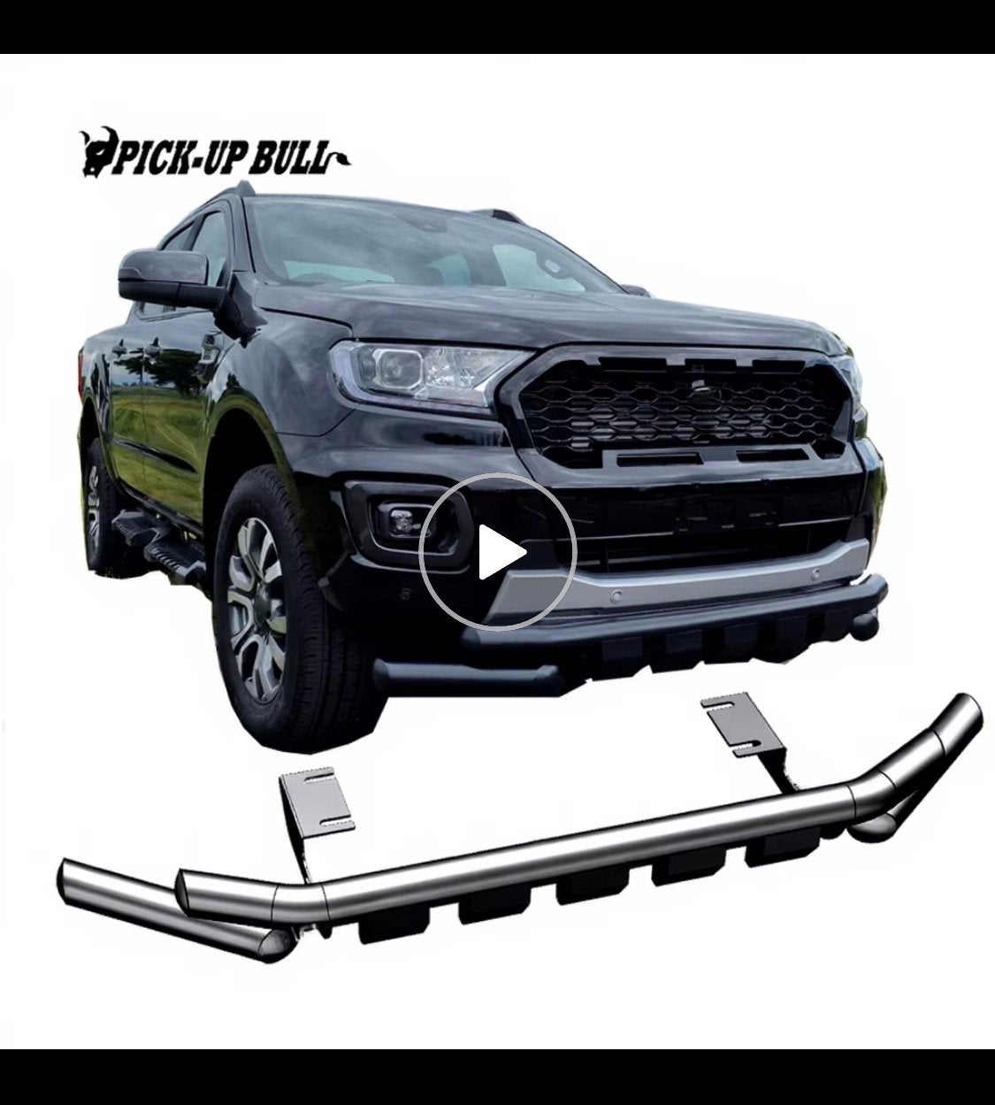 Voorbumper voor Ford Ranger T8 (2019-2022) - Nieuw, Voor, Nieuw, Ophalen of Verzenden, Ford