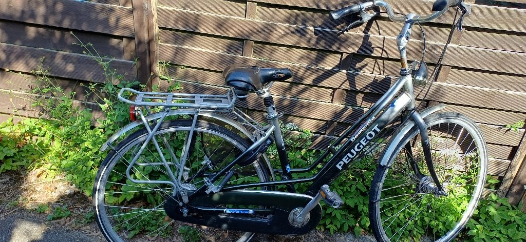 Dames fiets, Terugtraprem, Gebruikt, 47 tot 50 cm, Versnellingen
