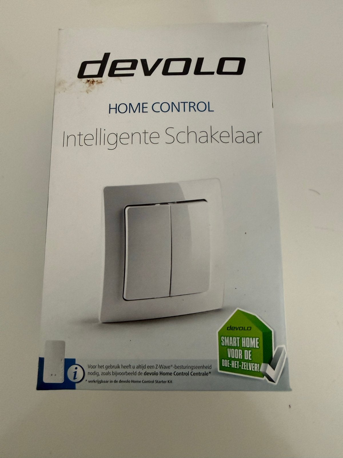 Devolo Home Control Intelligente Schakelaar Z-Wave, Doe-het-zelf en Verbouw, Ophalen of Verzenden, Nieuw, Overige merken, Schakelaar