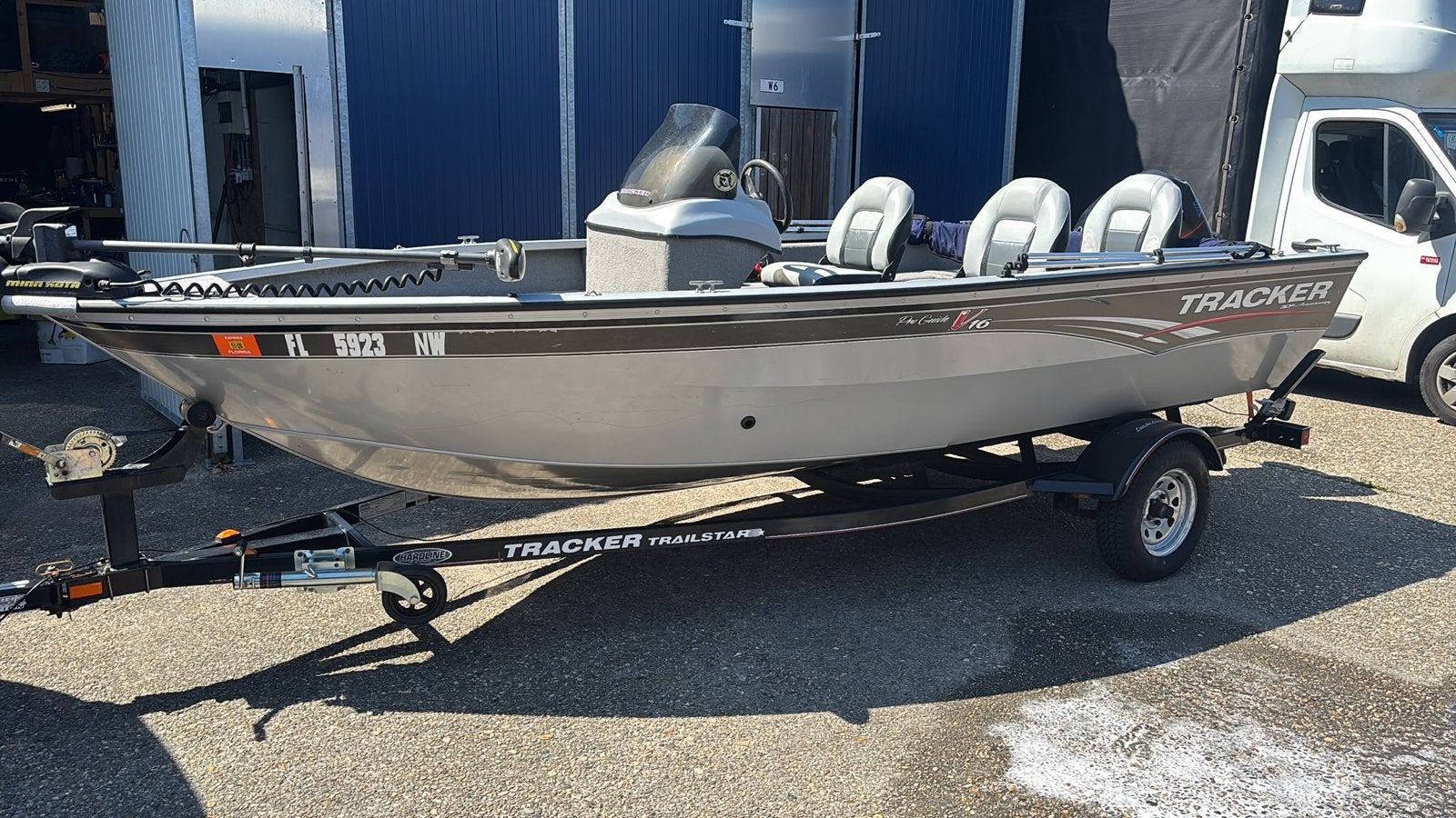 Tracker 16 Pro visboot met Mercury 50 pk en trailer, Ophalen, Overige merken, Gebruikt, Aluminium