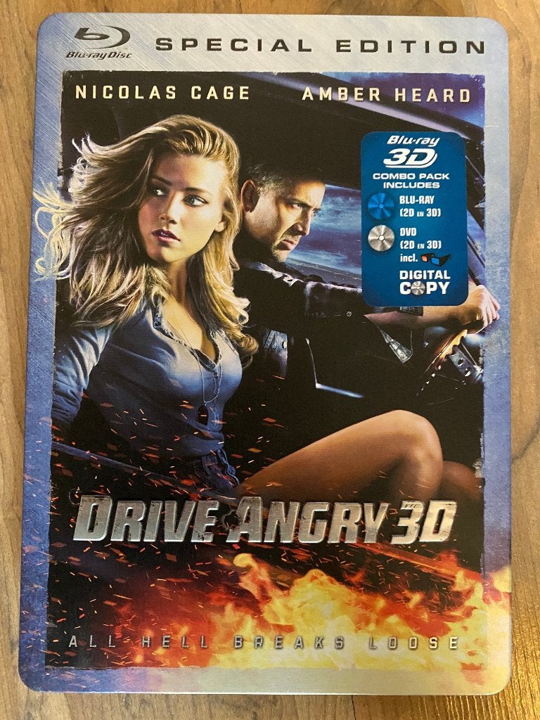DRIVE ANGRY 3D/DVD /BLU-RAY METAL CASE. SPECIAL EDITION., Ophalen, Nederlands, Film, Actie
