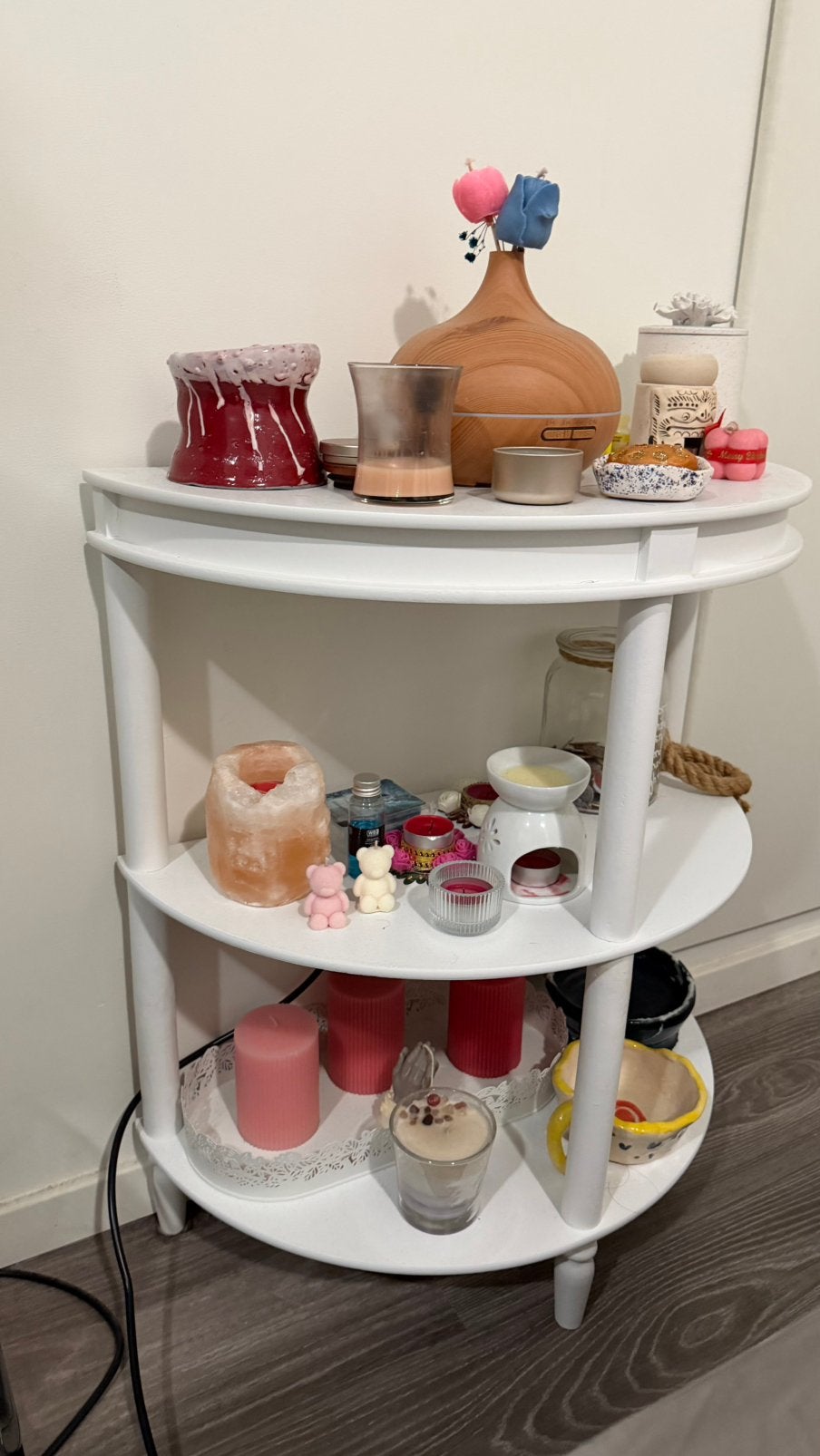 Side table, Huis en Inrichting, Tafels | Sidetables, Ophalen, Zo goed als nieuw, 25 tot 50 cm, Rechthoekig