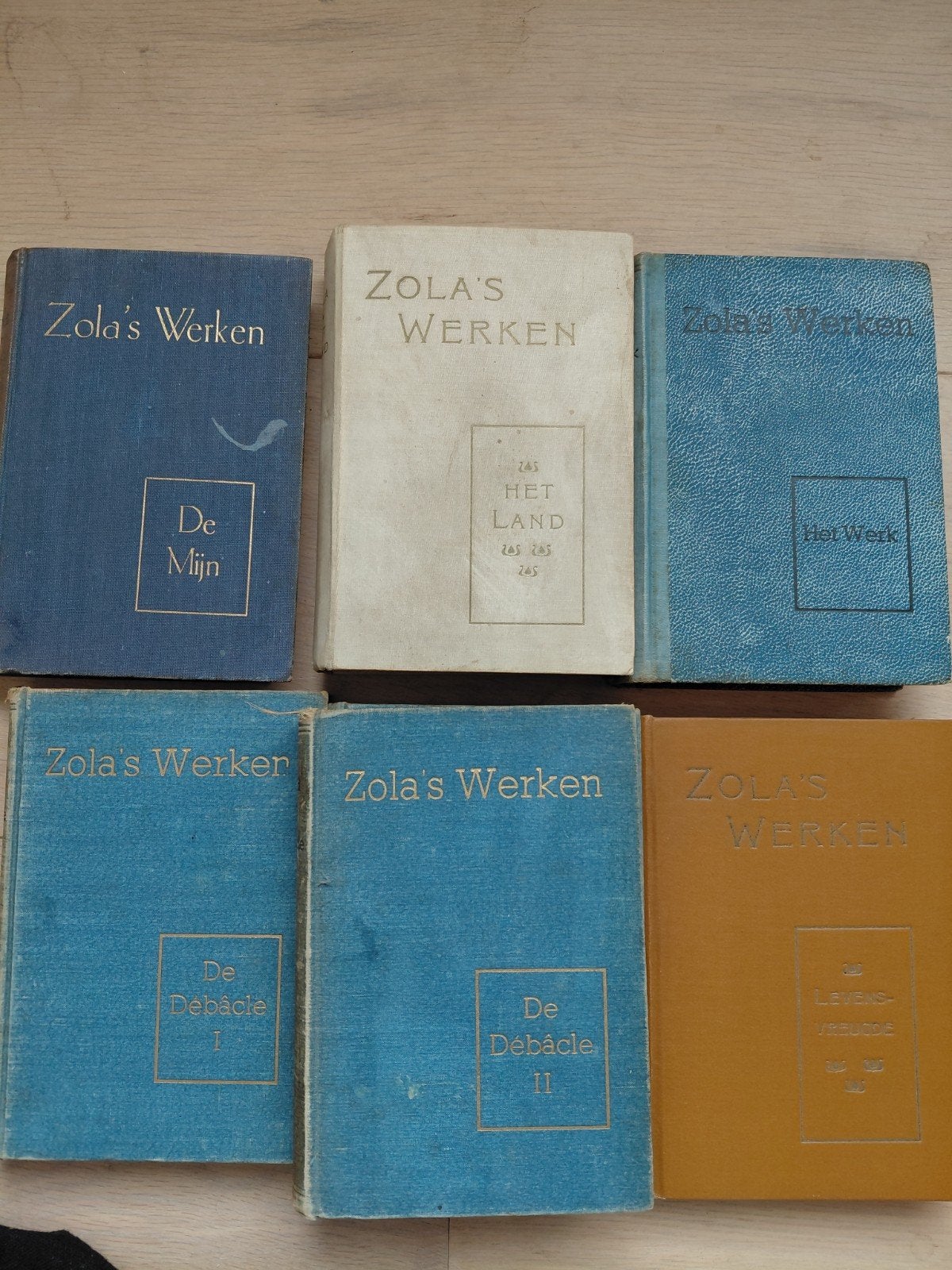 emil zola 6x zola's werken de mijn het land het werk, Boeken, Ophalen of Verzenden, Zo goed als nieuw