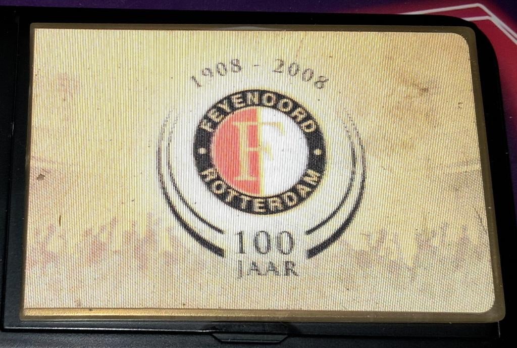 Feyenoord clubkaart houder / 100 jaar, Ophalen of Verzenden, Zo goed als nieuw, Feyenoord