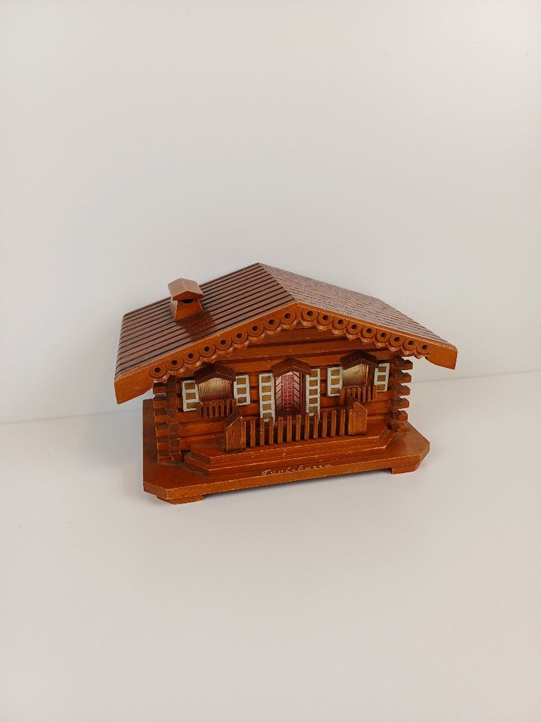 Miniatuur model Alpenwoning sieradenkistje VINTAGE / RETRO, Ophalen of Verzenden