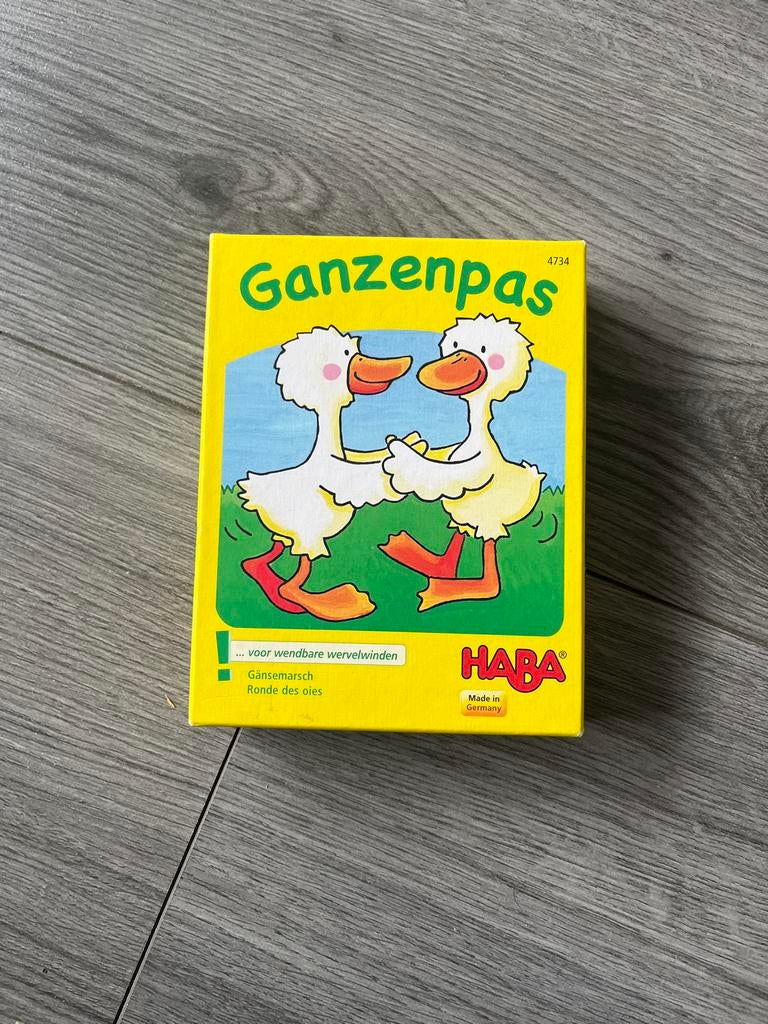 HABA Ganzenpas - Zo goed als nieuw, Een of twee spelers, Ophalen, Zo goed als nieuw