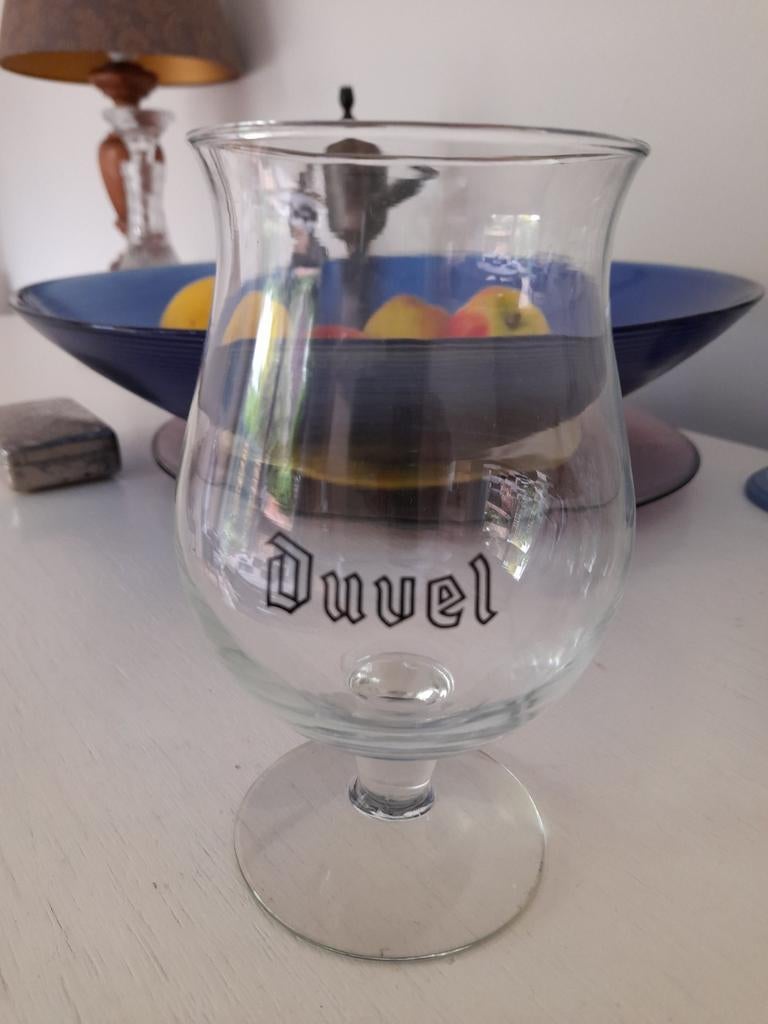 DUVEL bierglas., Verzamelen, Glas en Borrelglaasjes, Ophalen, Zo goed als nieuw, Bierglas