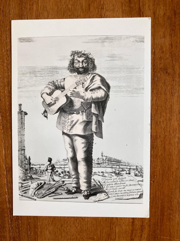 Carlo Cantu als Brighella (Mezzetin), Ophalen of Verzenden, 1980 tot heden, Ongelopen, Muziek