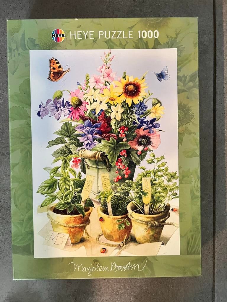 Heye Marjolein Bastin Puzzel 1000 stukjes - Bloemen, Hobby en Vrije tijd, Ophalen, Gebruikt