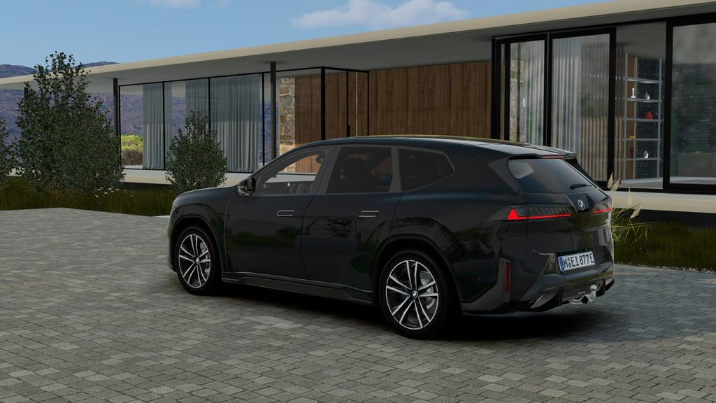 BMW iX3 40 eDrive M Sport / Panoramadak / Trekhaak / Stuurve, Auto's, BMW, Automaat, Achterwielaandrijving, Zwart, Zwart