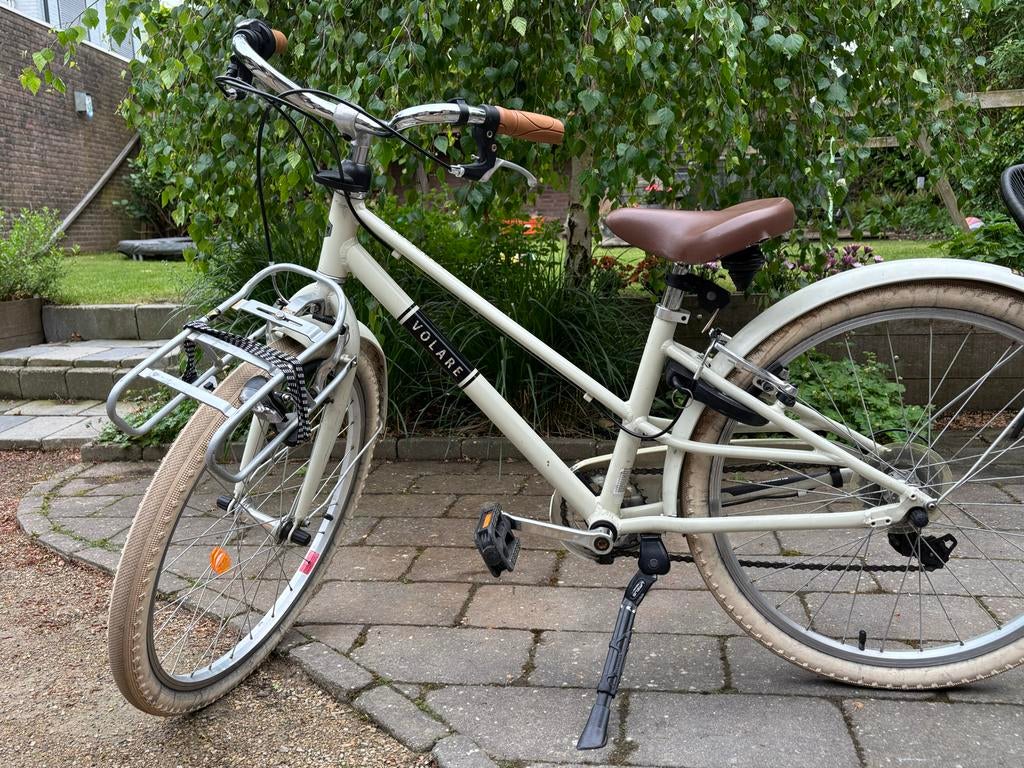 Volare Melody Meisjesfiets 24 inch - Crème, Fietsen en Brommers, Fietsen | Meisjes, Ophalen, Velgrem, Versnellingen, Gebruikt