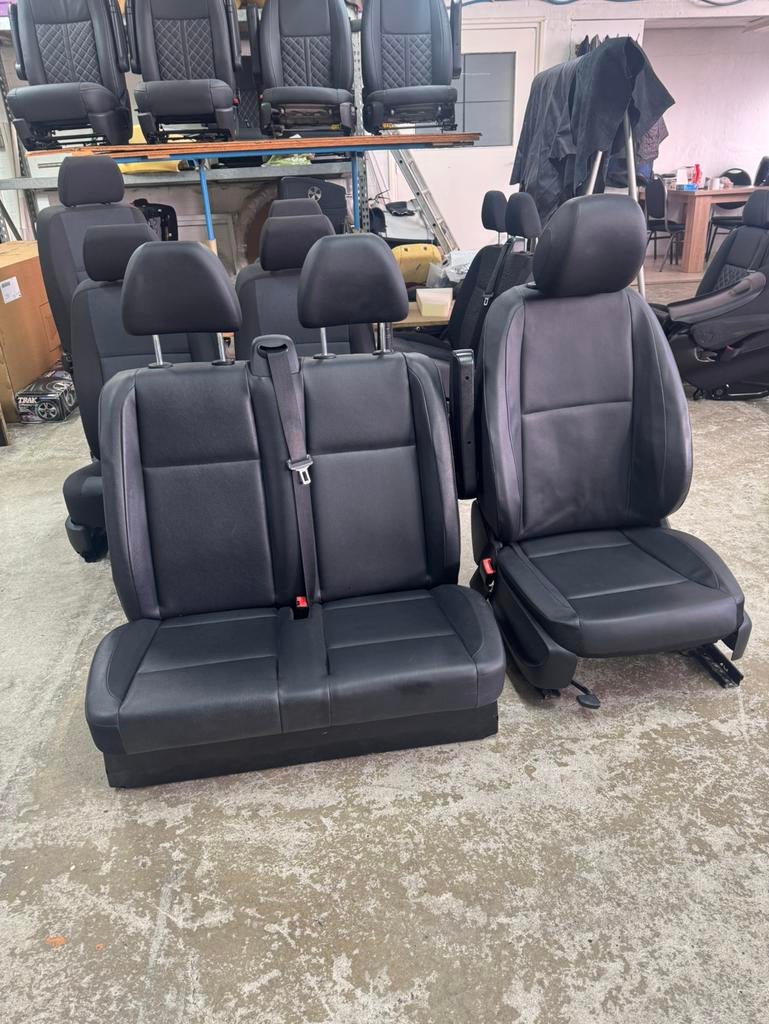Mercedes Vito W447 bank + comfort stoel | Origineel leder, Ophalen
