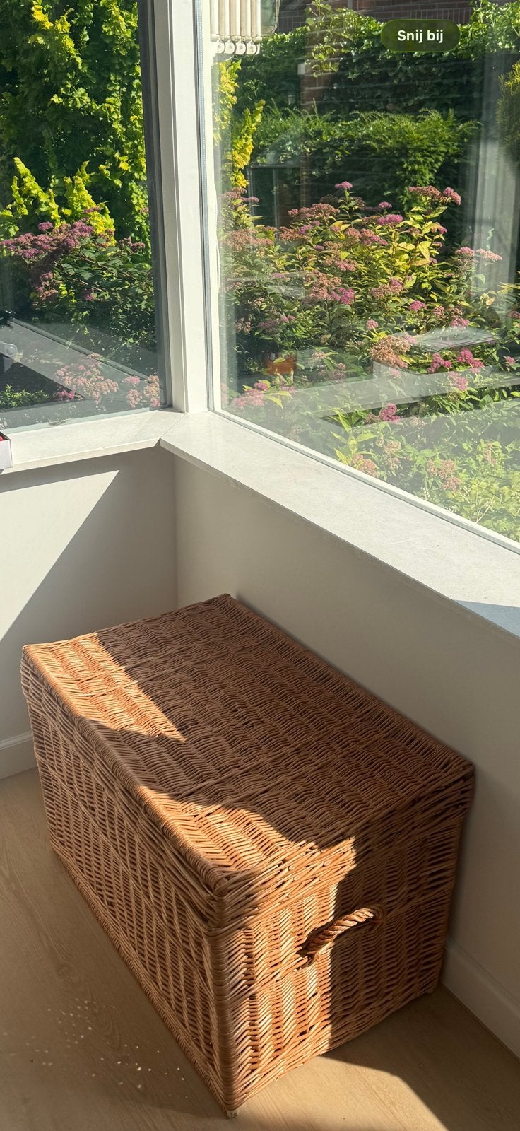 Rieten speelgoed of opbergmand 80x49x47 cm