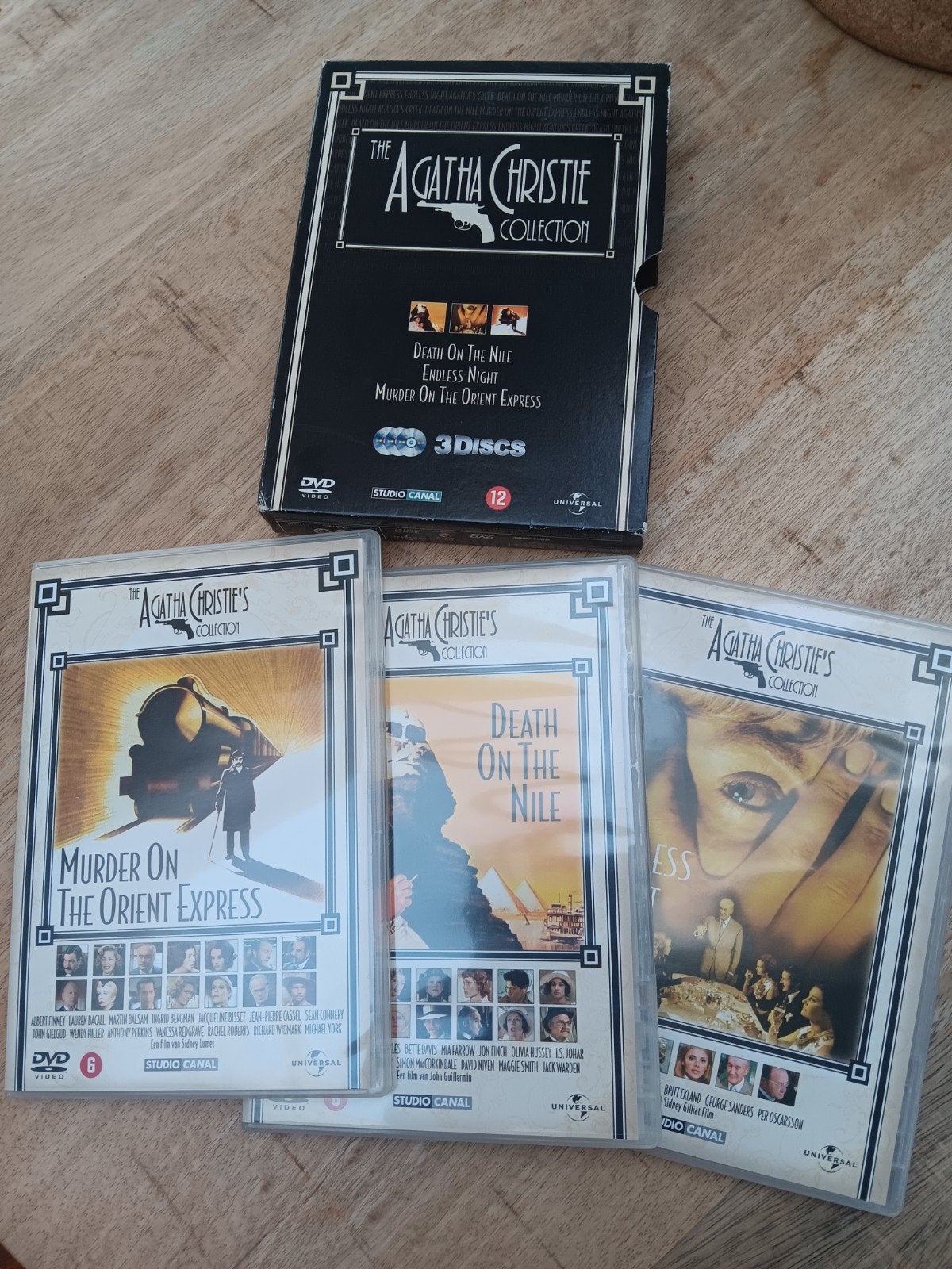 the Agatha Christie collection dvd box, Vanaf 16 jaar, Ophalen of Verzenden, Zo goed als nieuw, Actie en Avontuur