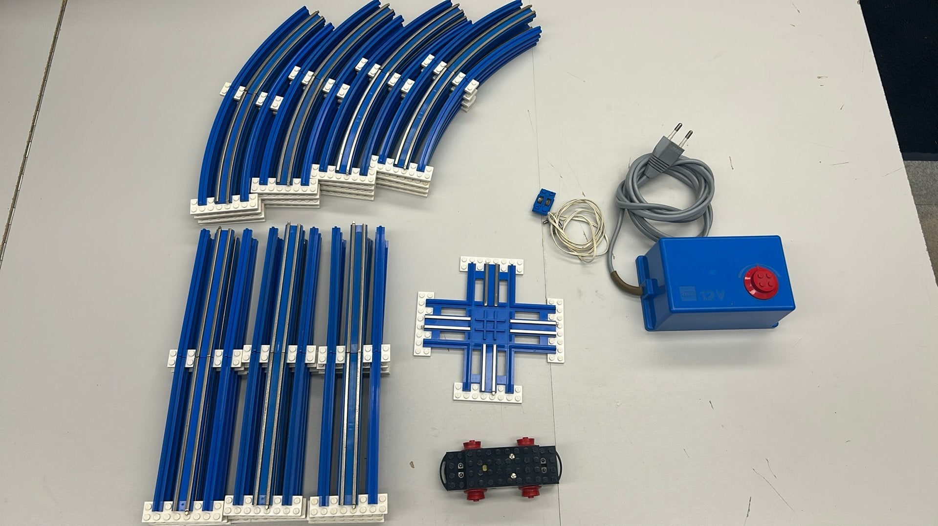 SB2968 Lego trein 12v rails pakket, Kinderen en Baby's, Speelgoed | Duplo en Lego, Ophalen of Verzenden, Gebruikt