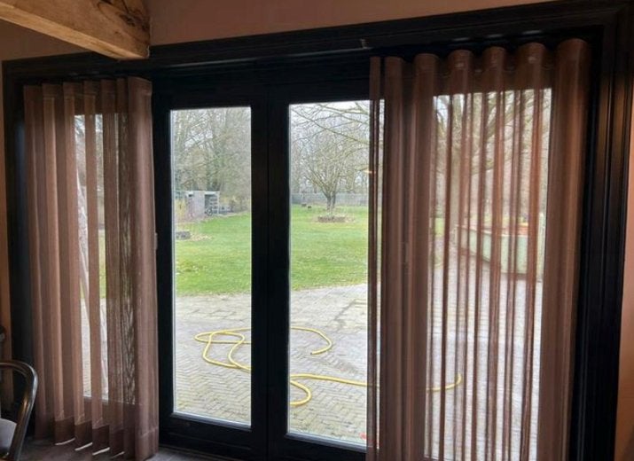Wave Gordijnen Brons Kleurig, Huis en Inrichting, Ophalen of Verzenden, Zo goed als nieuw