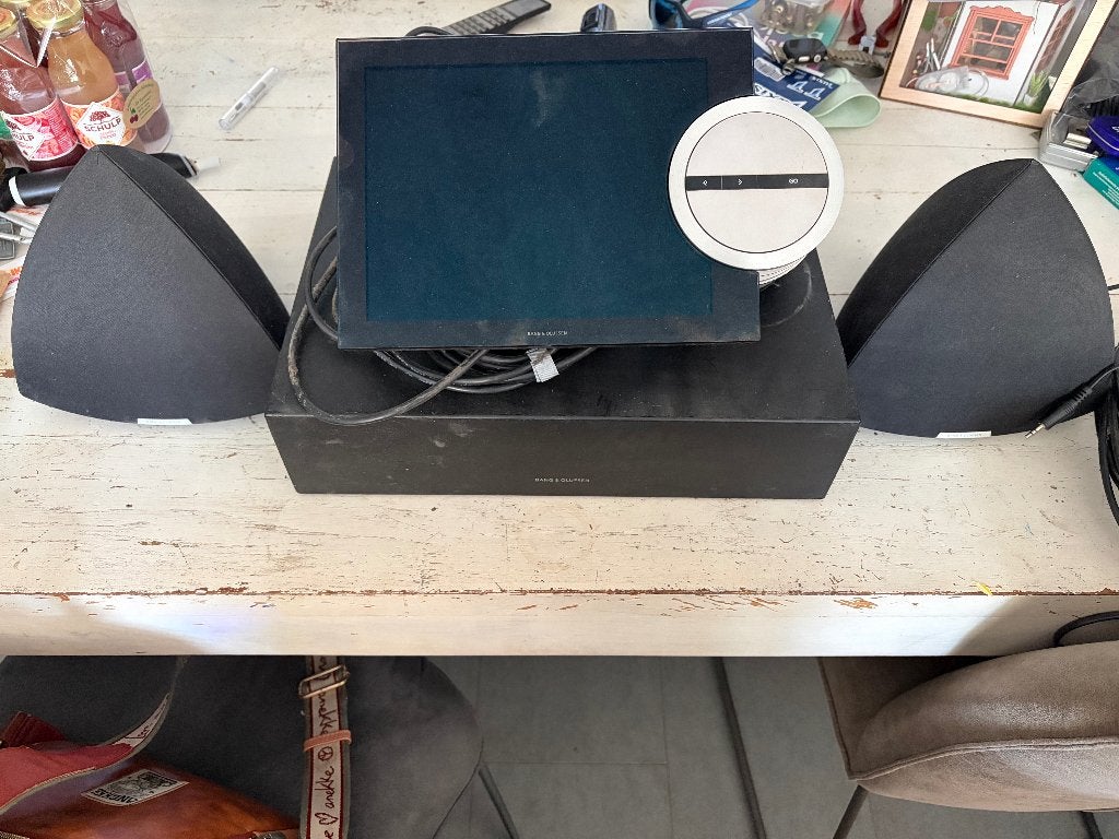 B O beosound 5 met beomaster 5 en beolab 4 speakers + remote, Audio, Tv en Foto, Ophalen, Losse componenten, Zo goed als nieuw