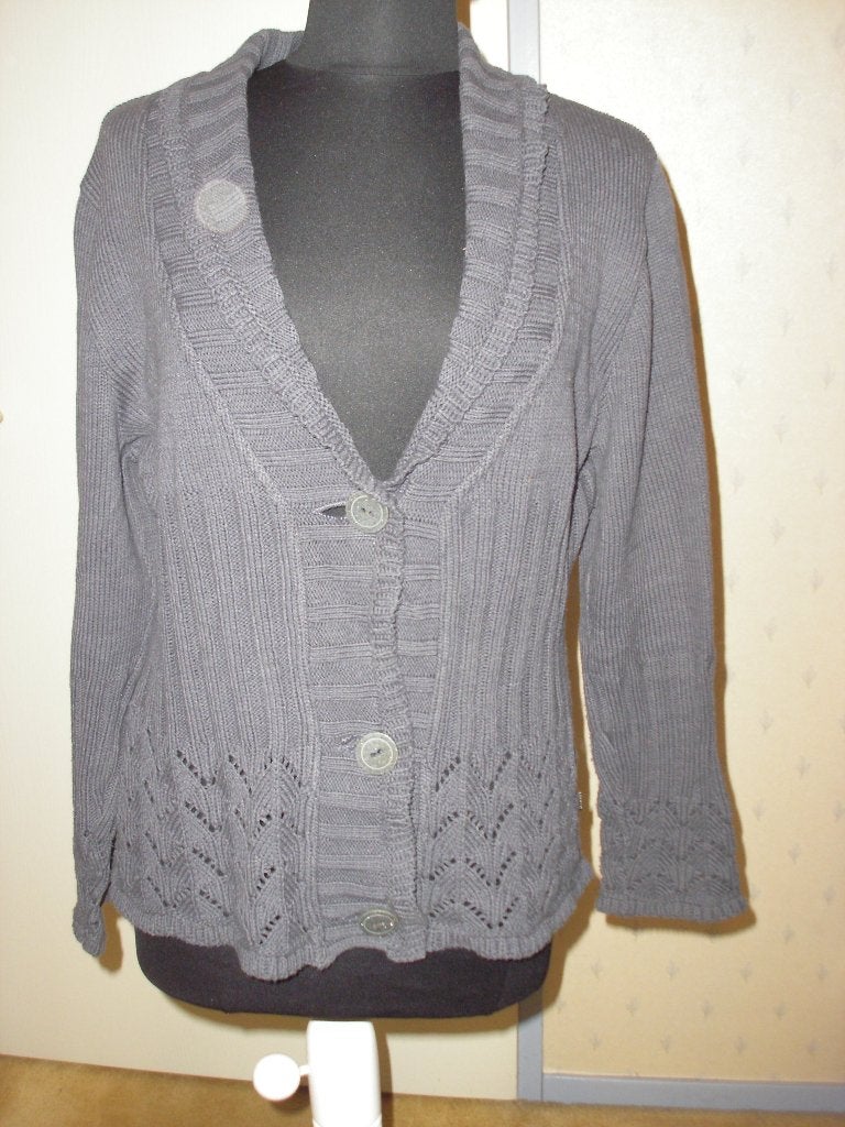 002 Dieci grijs vest in maat L, Verzenden, Maat 42/44 (L), Zo goed als nieuw, Dieci