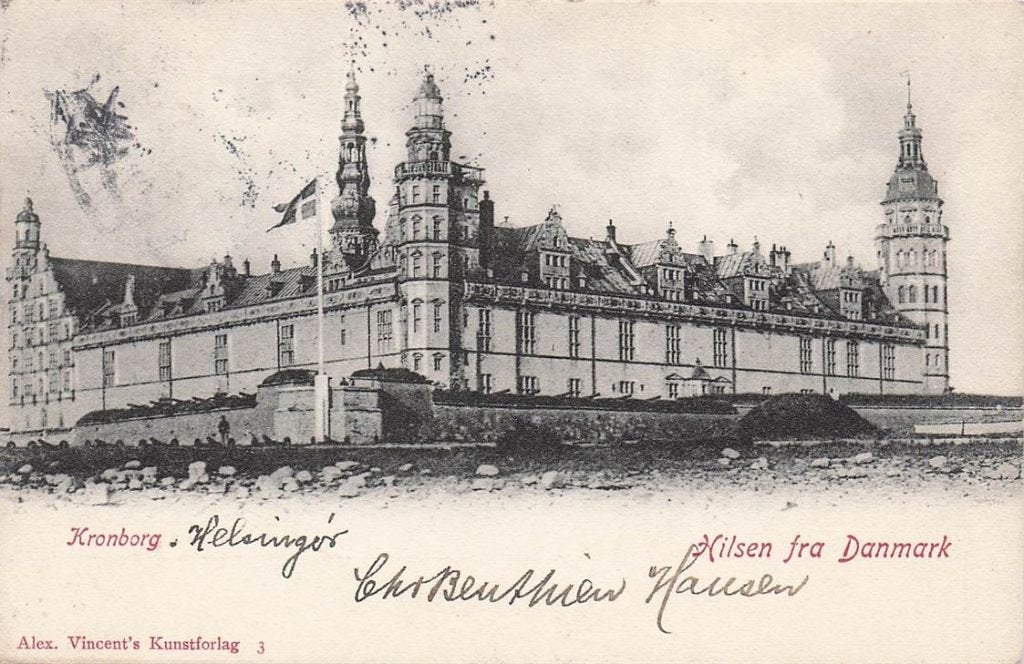 702-472-039 Kronborg Helsingor Danmark, Ophalen of Verzenden, Voor 1920, Overig Europa