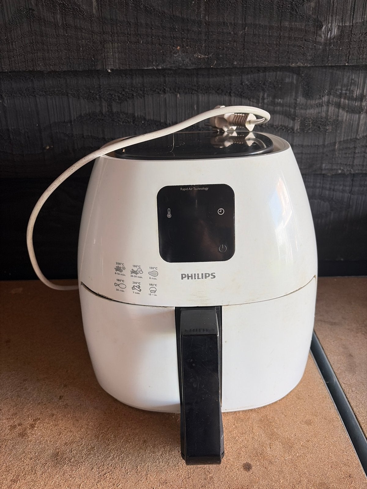 Philips hd9240 XL Airfryer - Wit, Gebruikt, Witgoed en Apparatuur, Ophalen of Verzenden, Gebruikt, Airfryer, Minder dan 750 gram