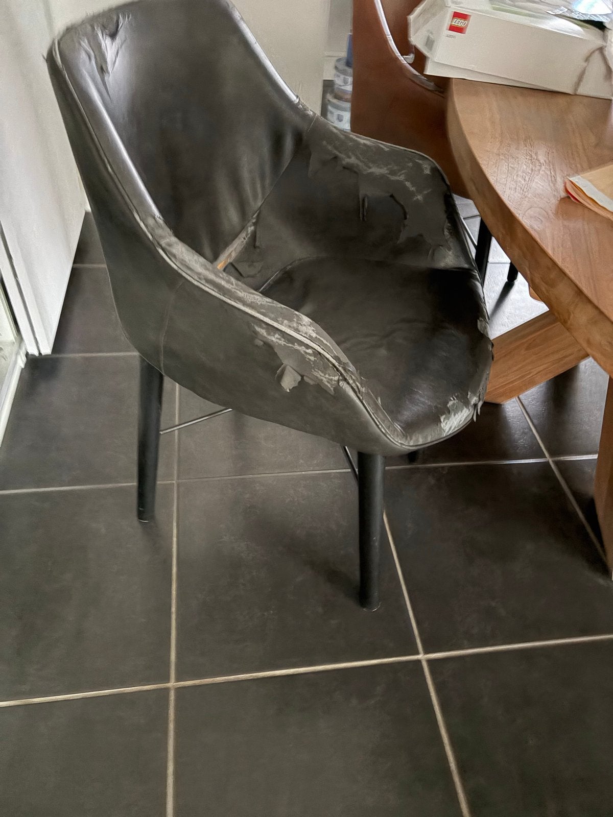 8 Goossens Kuipstoelen - Project of Hobbyruimte, Ophalen, Gebruikt, Overige kleuren, Leer