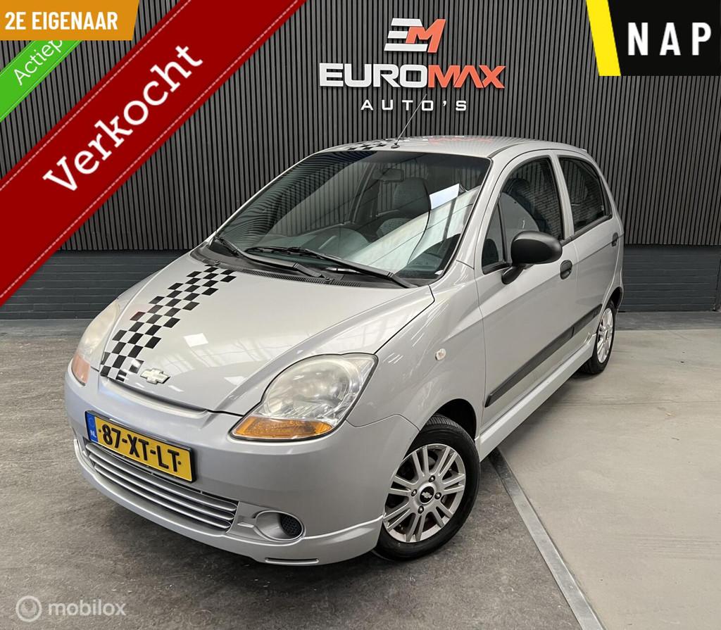 Chevrolet Matiz 0.8 Style NAP- 2e Eigenaar - Airco, Voorwielaandrijving, Stof, Gebruikt, Origineel Nederlands