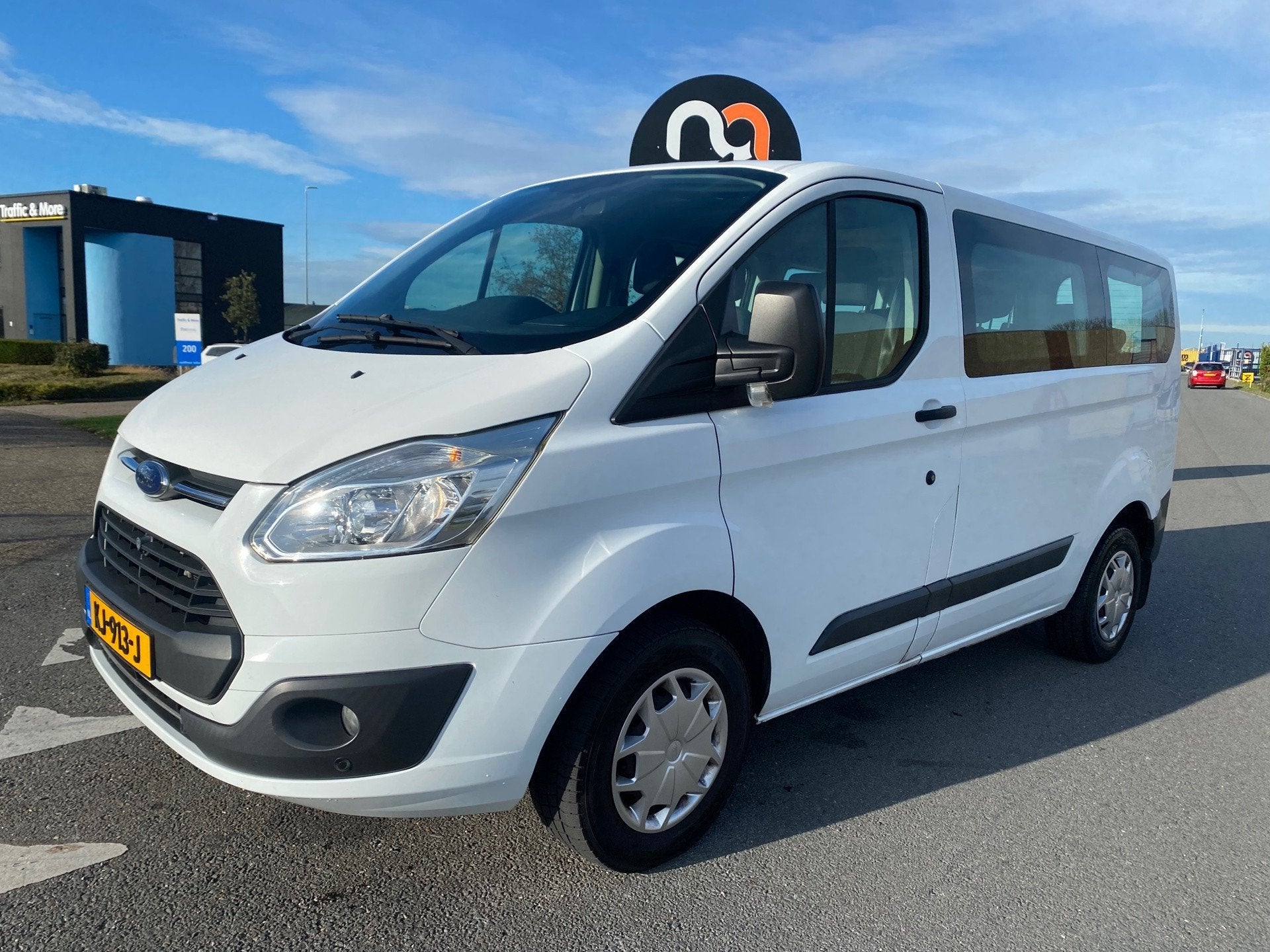 Ford Transit Custom 2016 * KOMBI * PERSONENBUS * 9 PERSOONS, Auto's, Voorwielaandrijving, Wit, Origineel Nederlands, Bedrijf