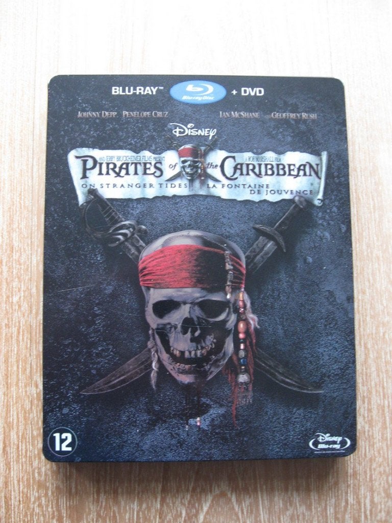 Blu-ray Pirates of Carribean: On Stranger Tides STEELBOOK, Ophalen of Verzenden, Gebruikt, Avontuur