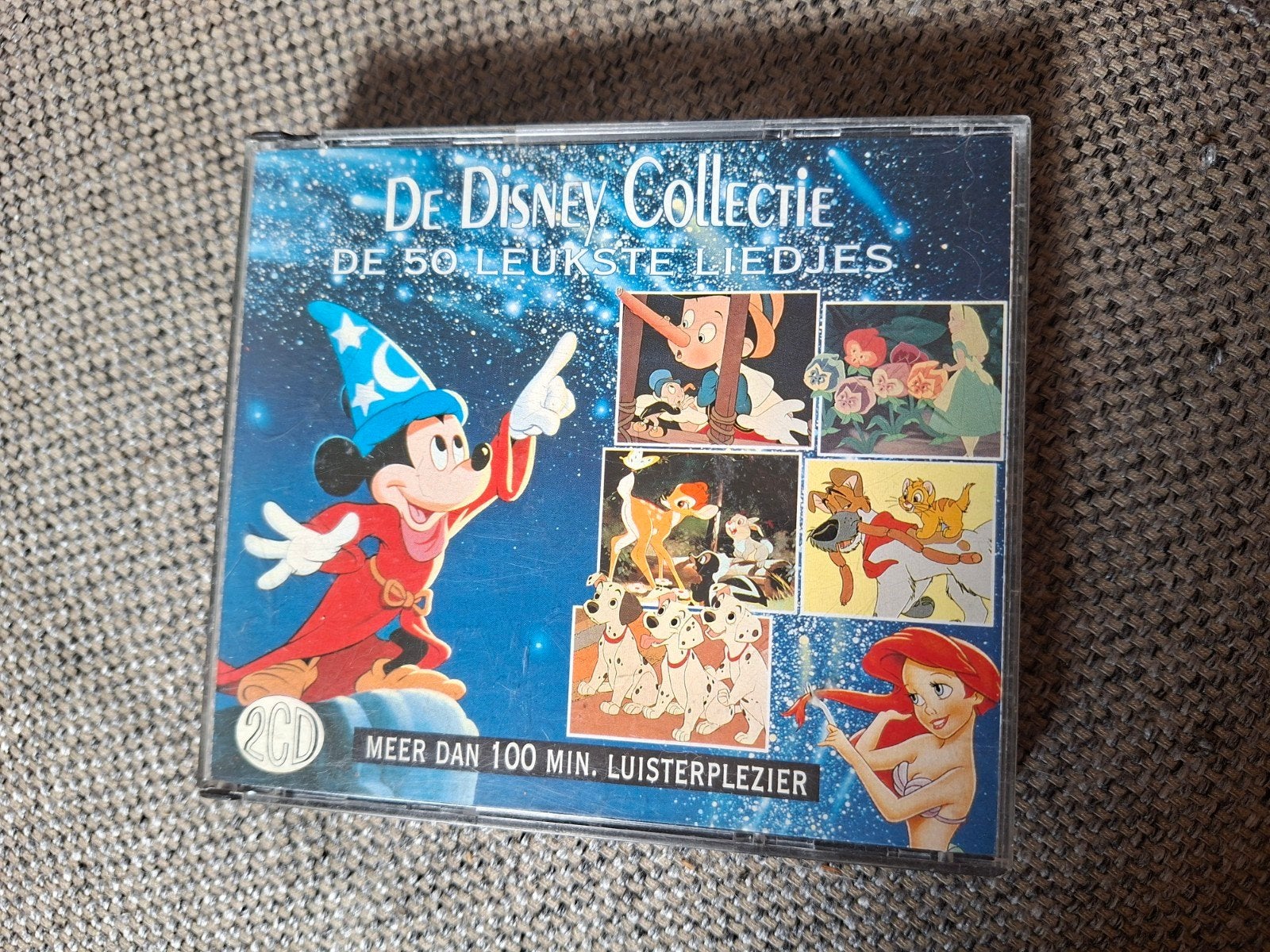 Disney CD De Disney collectie De 50 leukste liedjes., Ophalen of Verzenden, Overige figuren, Gebruikt, Overige typen