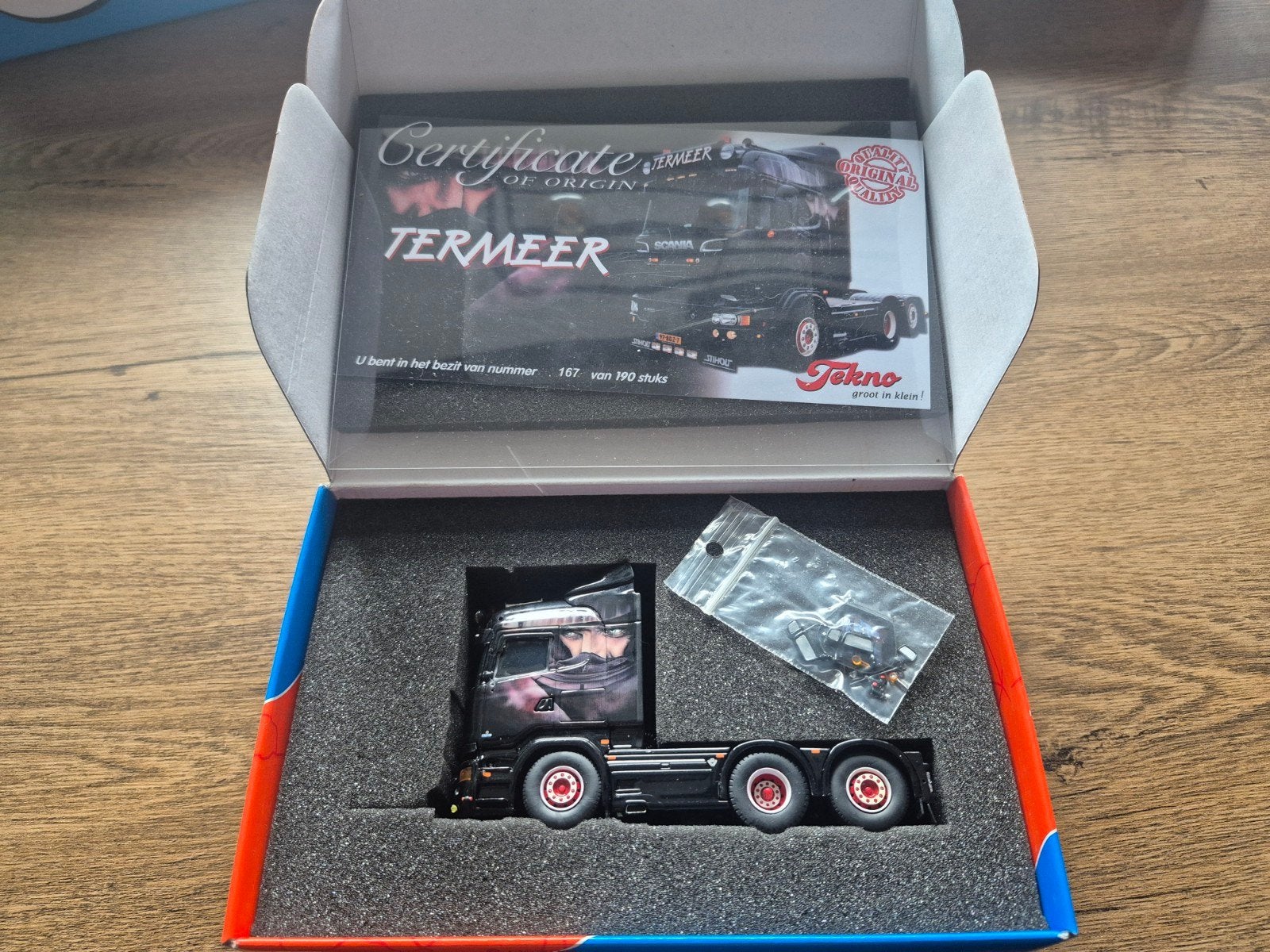 Tekno Scania Termeer, Ophalen of Verzenden, Nieuw, Bus of Vrachtwagen, Tekno