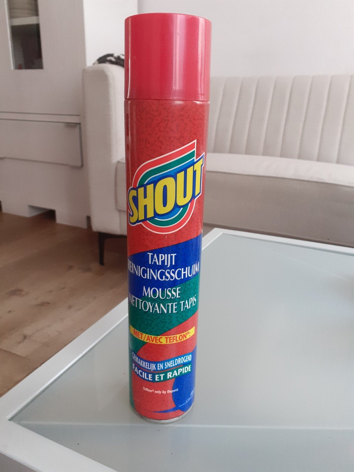Shout Tapijtreinigingsschuim met Teflon, Ophalen of Verzenden, Schoonmaakmiddel