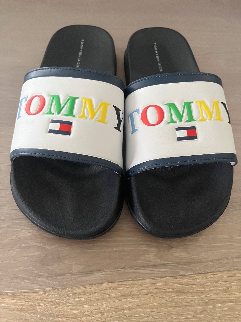 Badslippers Tommy maat 39 nieuw, Slippers, Wit, Tommy Hilfiger, Nieuw