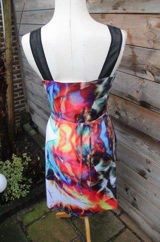 Jurk gekleurd St. Martin's mt M Vaste prijs AANBIEDING, Kleding | Dames, Jurken, Maat 38/40 (M), Overige kleuren, Ophalen of Verzenden