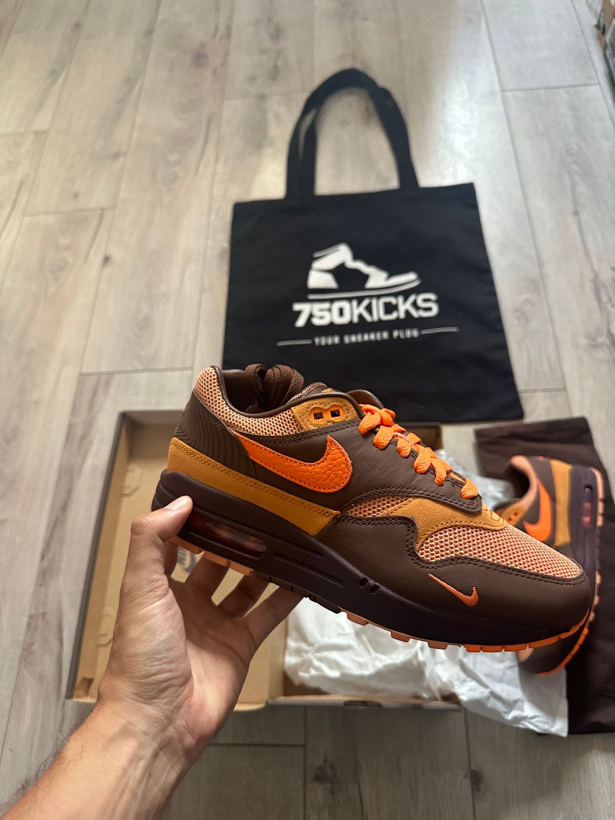Nike Air Max 1 King's Day Maat EU38,5 38.5 HF7346-200, Nieuw, Oranje, Ophalen of Verzenden, Sneakers of Gympen