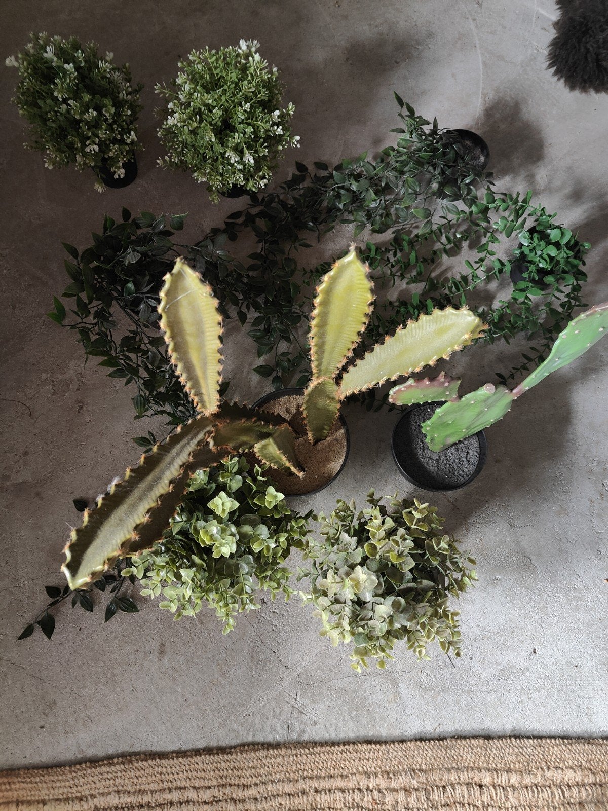 Partij kunstplanten, Huis en Inrichting, Woonaccessoires | Kunstplanten en Kunstbloemen, Binnen, Kunstplant, Ophalen of Verzenden