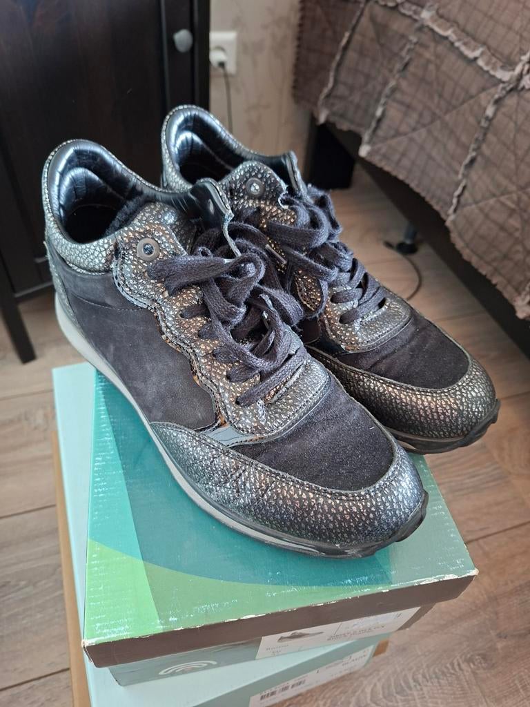 Xsensible dames schoen, leer, maat 41 zwart., Kleding | Dames, Schoenen, Ophalen, Zo goed als nieuw, Zwart, Sneakers of Gympen