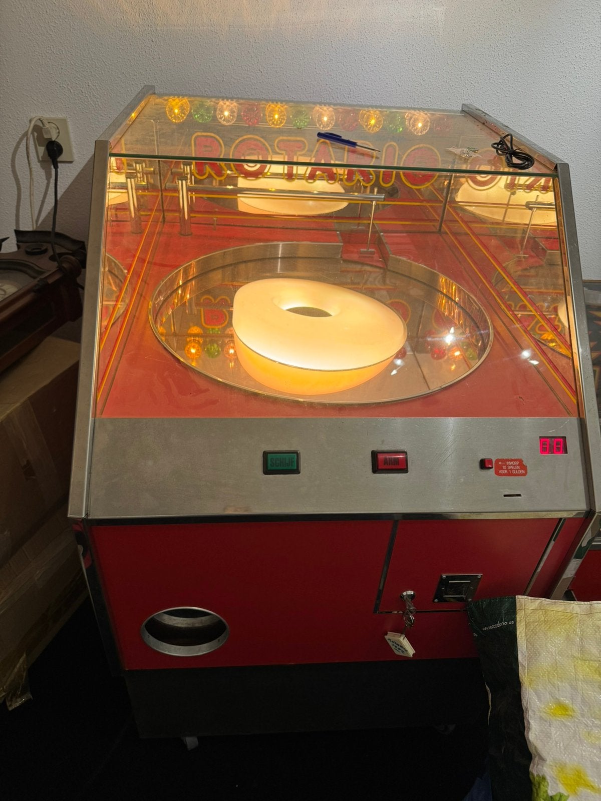 Zeldzame Rotario kermis machine, Verzamelen, Ophalen, Zo goed als nieuw