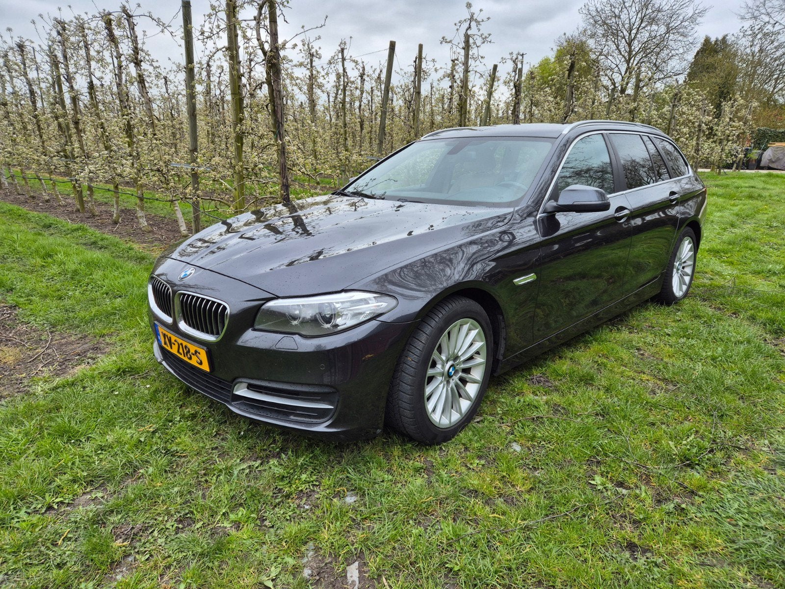 Zeer nette!!! BMW 5-Serie 2.0 518D Touring F11 LCI facelift, Auto's, Automaat, Dealer onderhouden, 1995 cc, 2000 kg