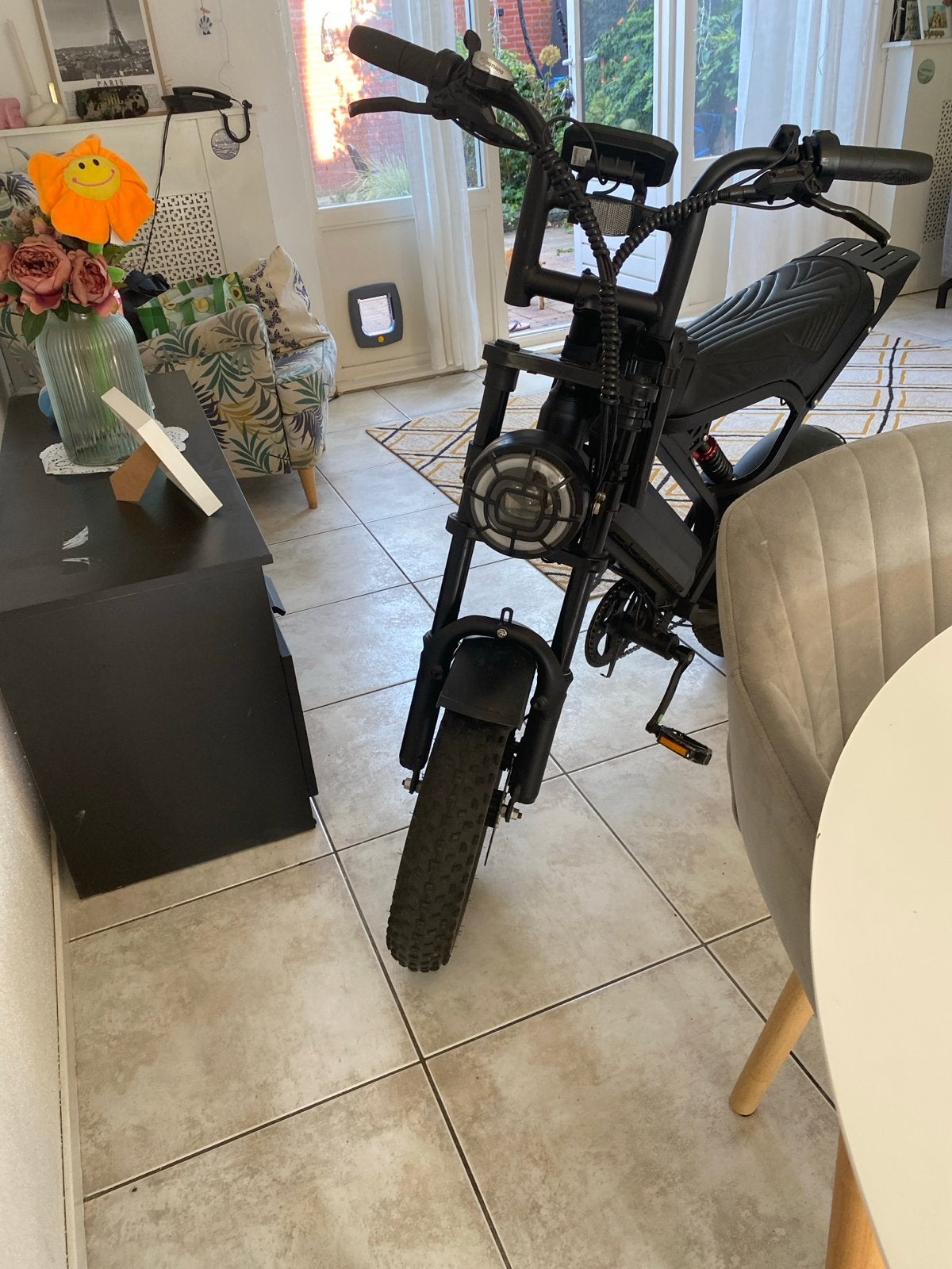 Stoere E-bike met dikke banden - Zo goed als nieuw teruil, Zo goed als nieuw, 51 tot 55 cm, 50 km per accu of meer, Ophalen