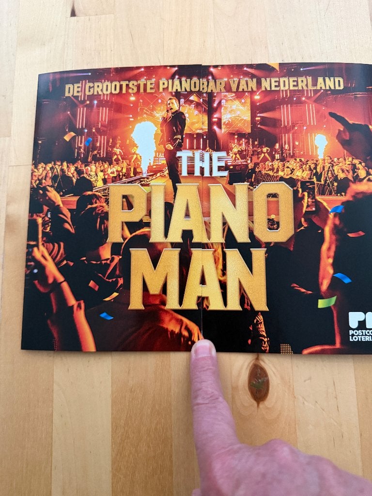 The Pianoman live in Ahoy zo. 13 december - Avondshow, Twee personen, December