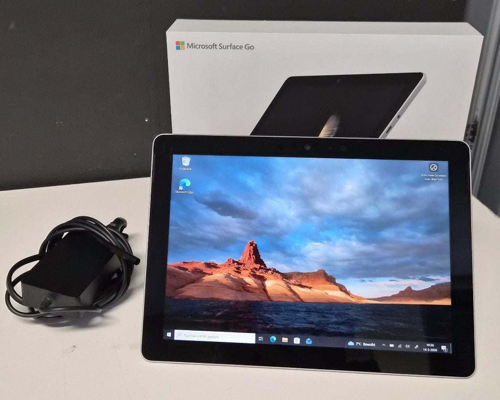 Microsoft Surface Go Pentium 4415Y 1.6GHz 64GB eMMC 4GBDDR3L, Computers en Software, Windows Tablets, Gebruikt, Wi-Fi, 10 inch
