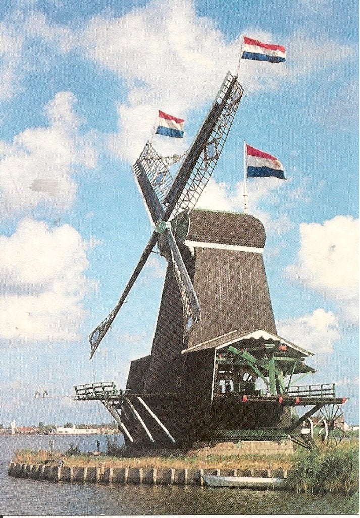 Paltrokmolen 'De Gekroonde Poelenburg' Zaanse Schans, Ophalen of Verzenden, 1980 tot heden, Gelopen, Noord-Holland