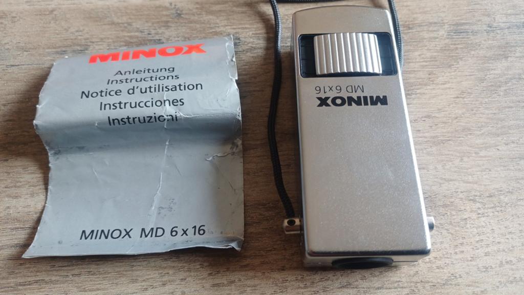 Minox MD 6 x 16 monocular als nieuw, Ophalen of Verzenden, Zo goed als nieuw, Overige typen, Met hoes of tas