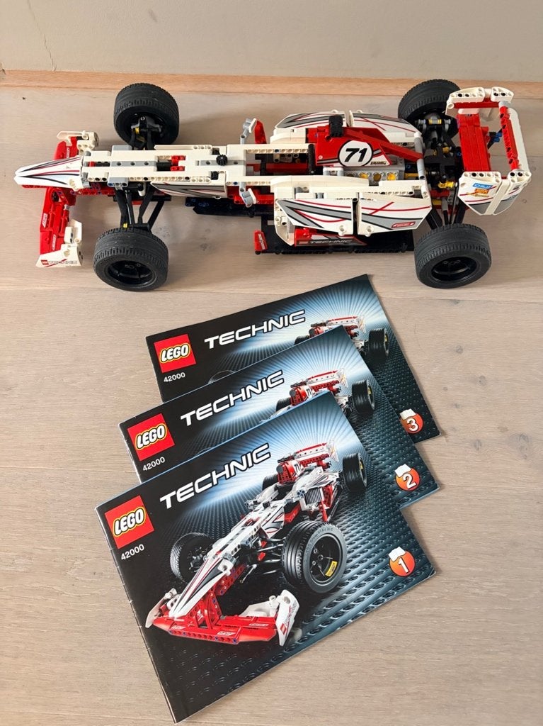 Lego Technic Racer 42000 - complete set incl boekjes, Lego, Inclusief instructies, Ophalen of Verzenden, Zo goed als nieuw