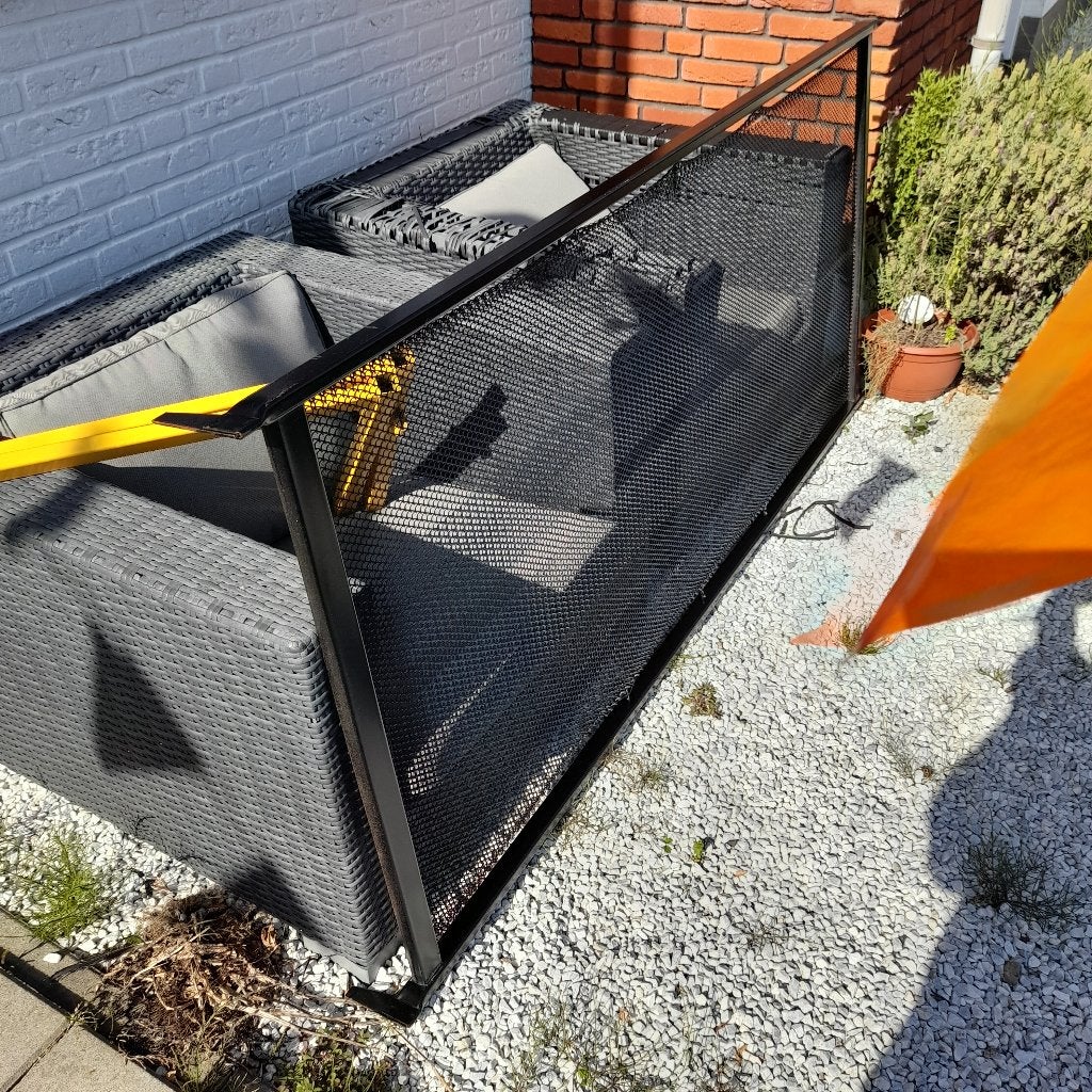 Oud ijzer- kapot bedframe, Ophalen, Gebruikt