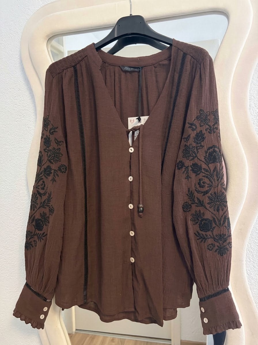 Zara blouse, Verzenden, Zo goed als nieuw