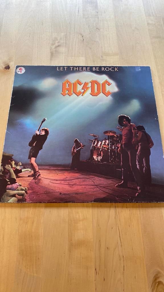 Vinyl lp AC/DC - Let there be rock, Cd's en Dvd's, Vinyl | Hardrock en Metal, Ophalen of Verzenden, Gebruikt