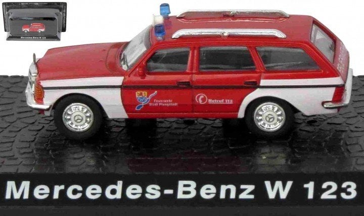 Mercedes Benz W123 Schaal 1:72, Atlas, Auto, Atlas, Ophalen of Verzenden