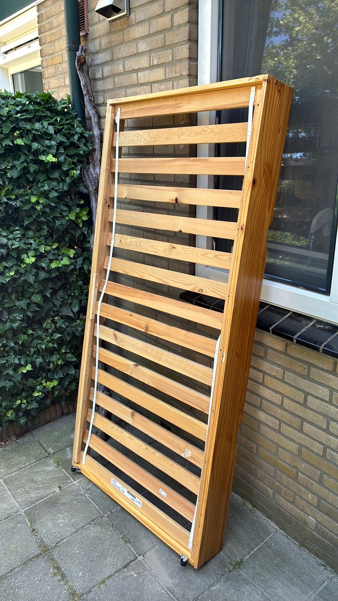 Kinderbed 200 x 80, Ophalen of Verzenden, Gebruikt, 180 cm of meer, 85 tot 100 cm